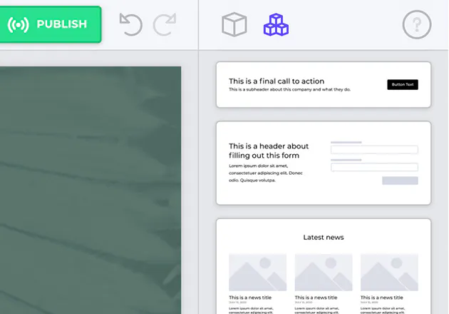 Instant layouts