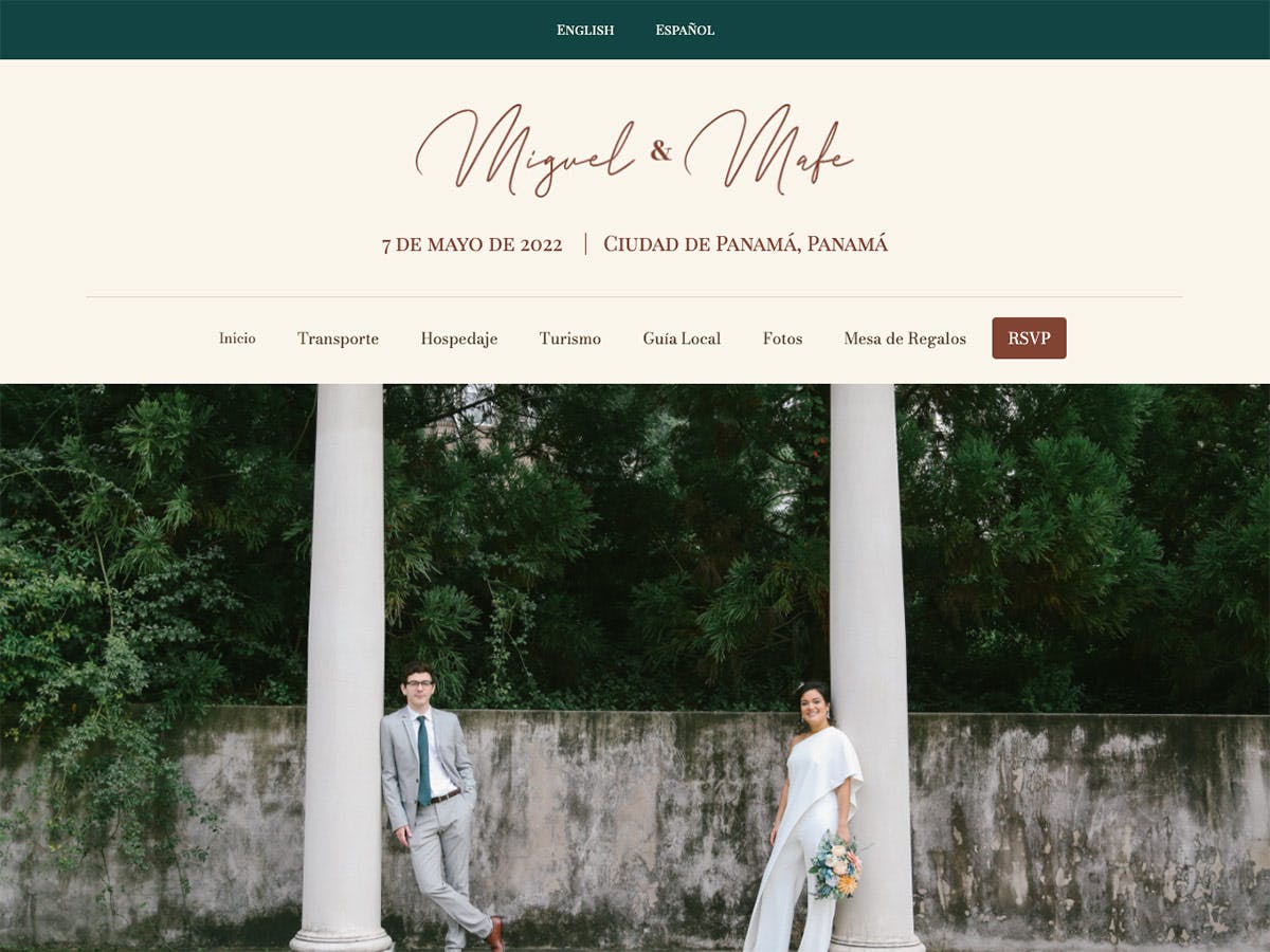 Oller Wong Wedding Website